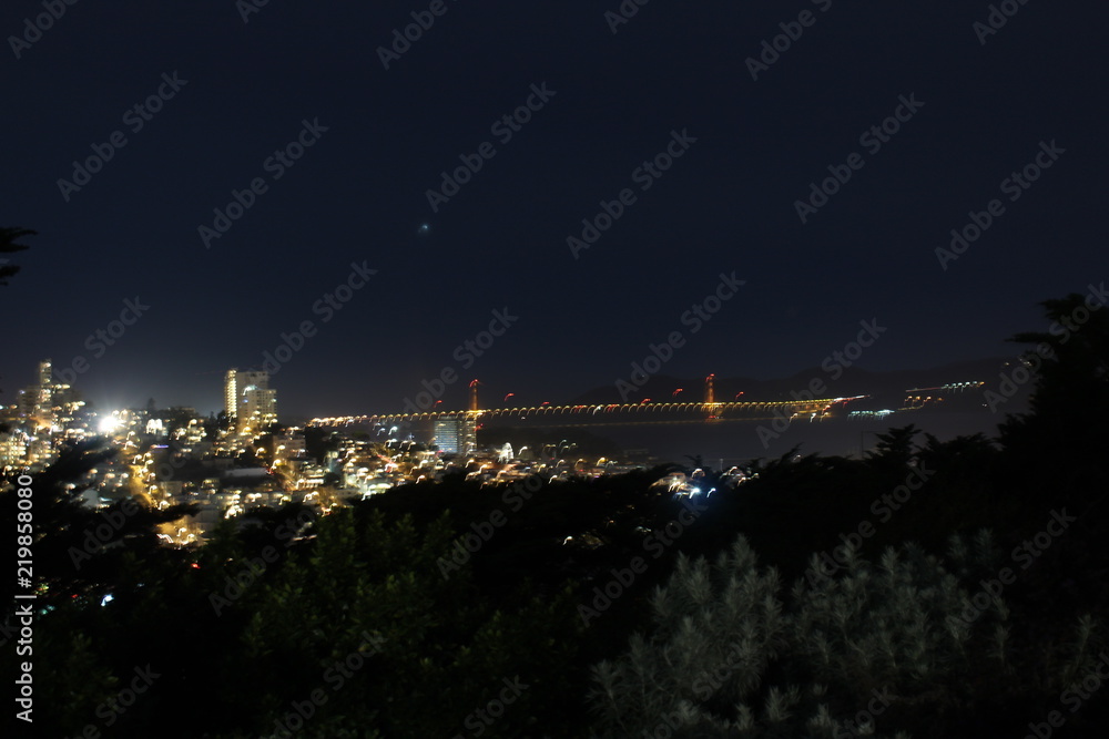 Fototapeta premium Panoramica de San Francisco