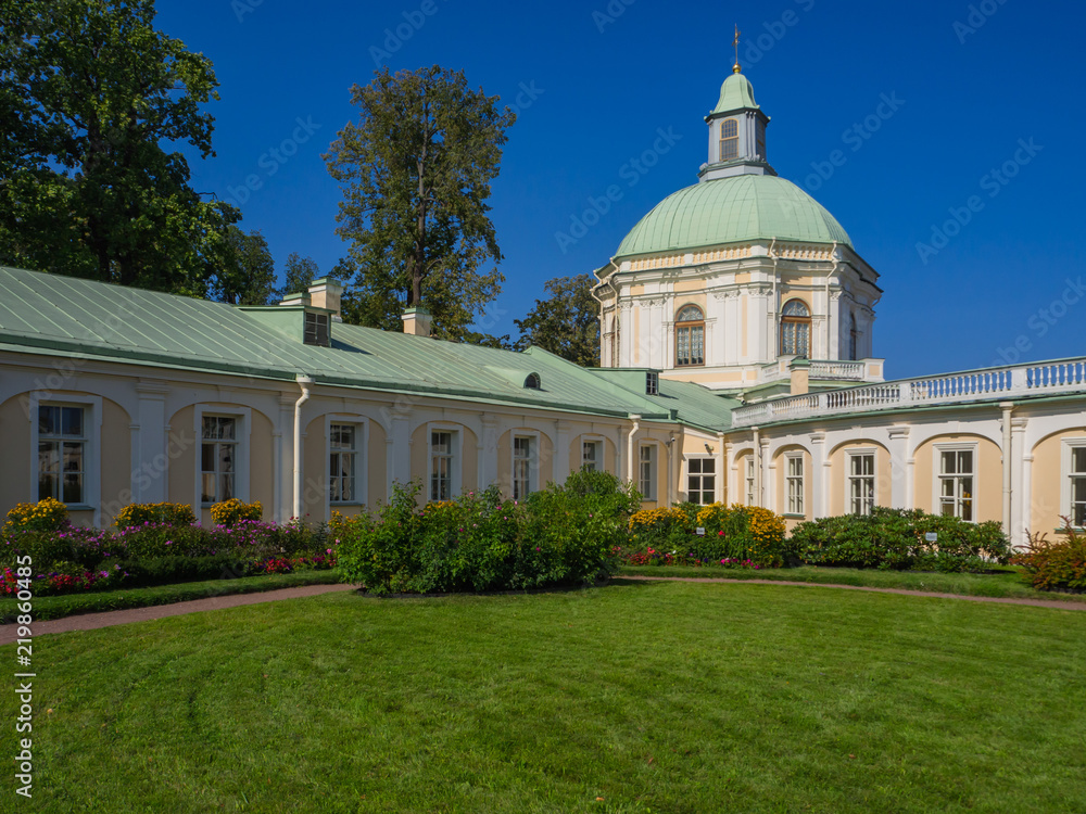 The big Menshikov Palace in Oranienbaum. Russia. August 2018.
