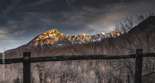 TRAMONTO IN MONTANGA photo