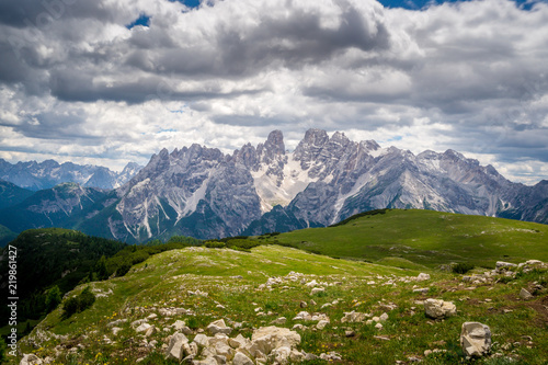Plätzwiese Strudelkopf 2018-33 Aussicht vom Strudelkopf auf die südlichen Dolomiten Südtirol