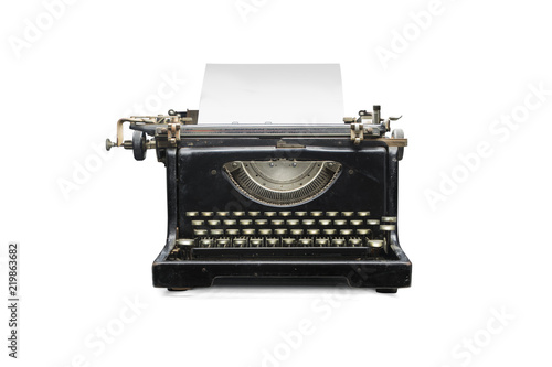 Alte Schreibmaschine Hintergrund photo