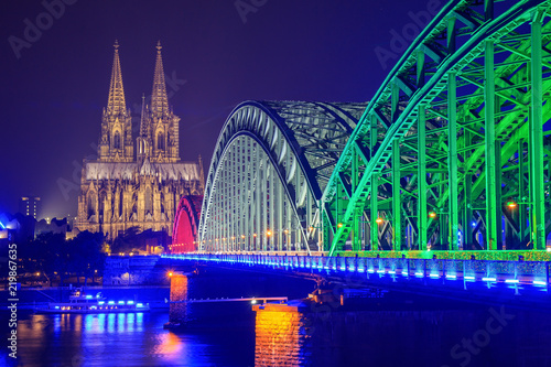 Köln, Dom und Hohenzollernbrücke