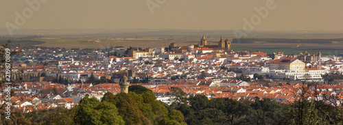 The charming city of Evora in the south of Portugal photo