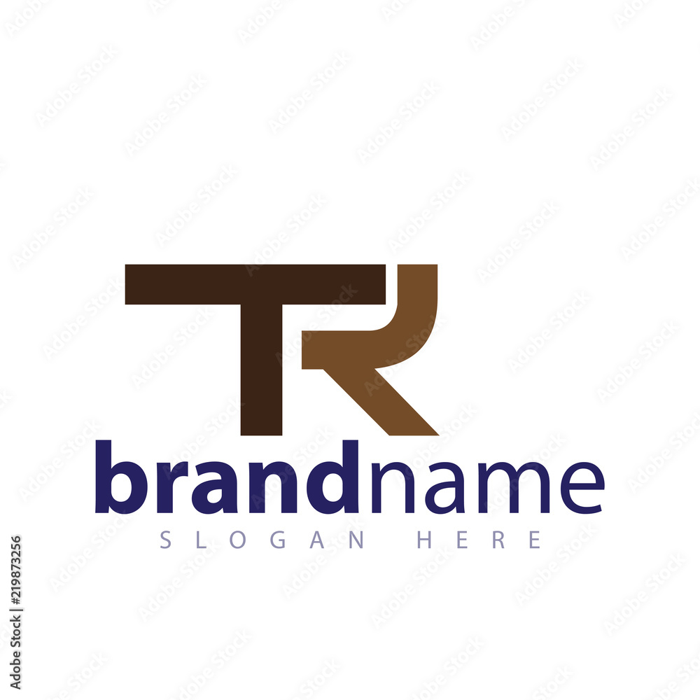 TR Initial letter logo vector TR Initial letter logo vector