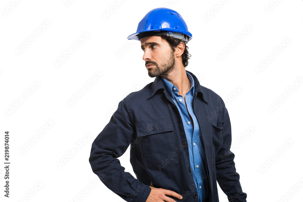Portrait of an handsome engineer Portrait of an handsome engineer
