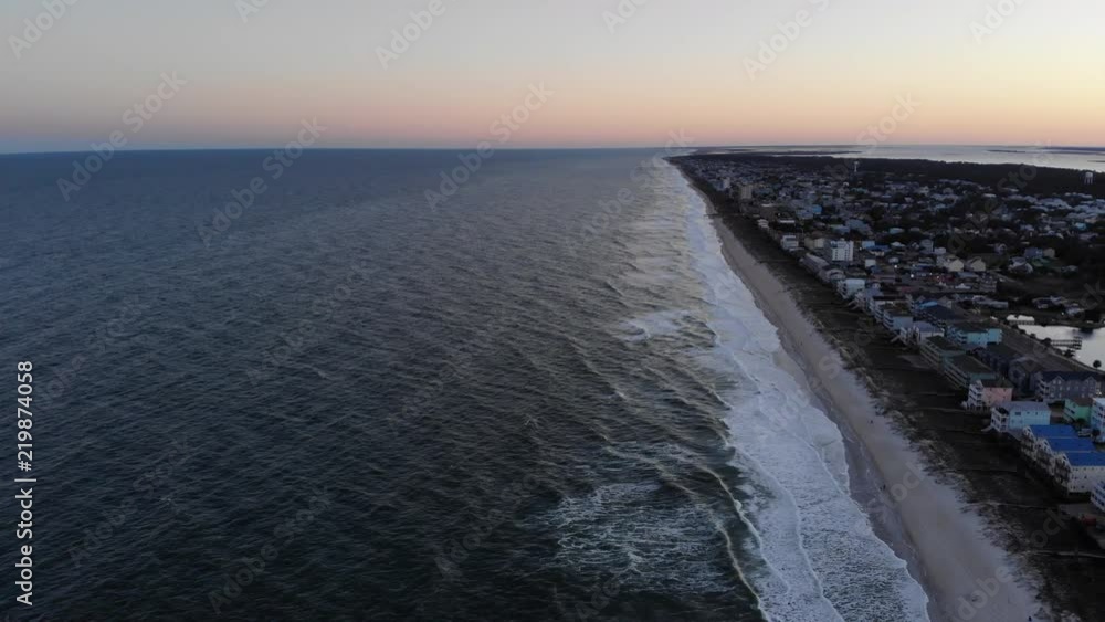 Vast coast of Carolina Beach, aerial Vast coast of Carolina Beach, aerial
