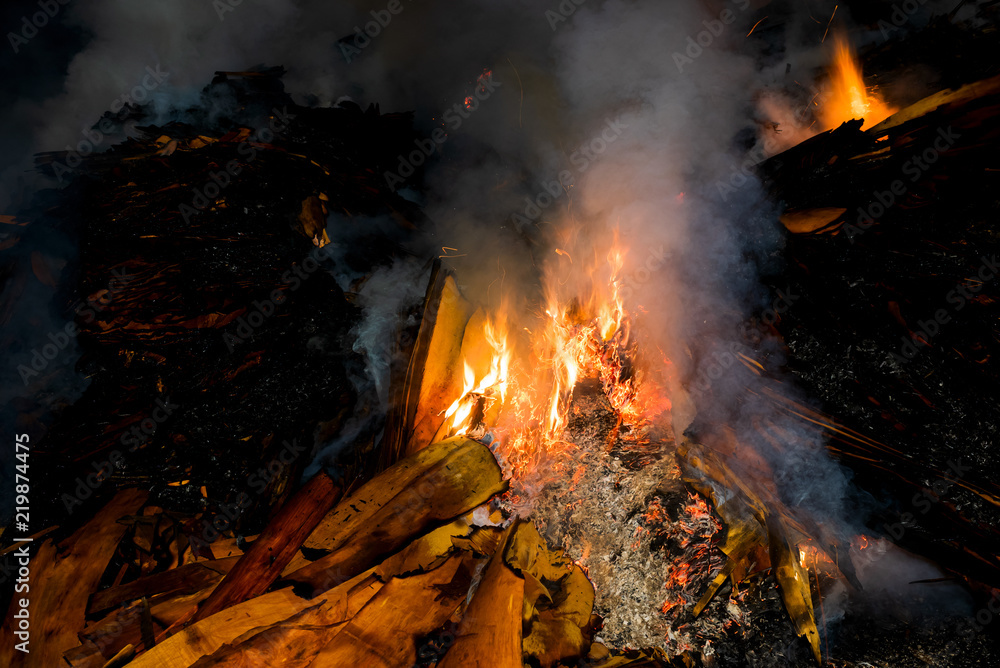 night fire in industrial production night fire in industrial production