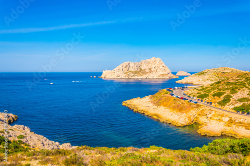 Ile Maire at the Les Calanques national park near Marseille, France photo