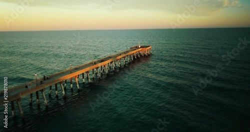 Wallpaper Mural Scenic pier at Wilmington, aerial Torontodigital.ca