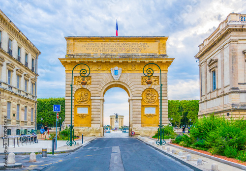 Photo Arc de Triomphe in Montpellier, France