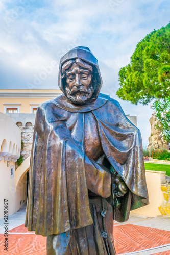 Statue of Francesco Grimaldi, called il Malizia (
