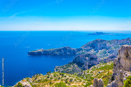 Calanque de Morgiou at les Calanques national park in France photo