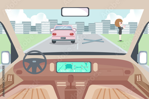 autonomous smart car interior