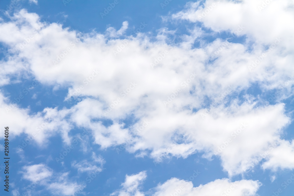 White clouds in the sky White clouds in the sky