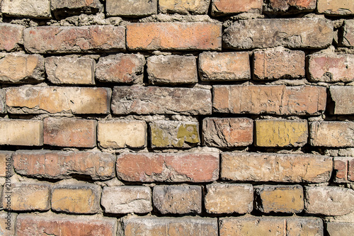 Old brickwork as a background