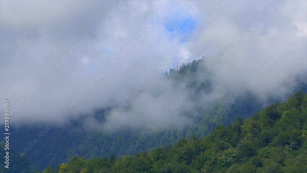 Mountains and clouds in Georgia. Mountains and clouds in Georgia.
