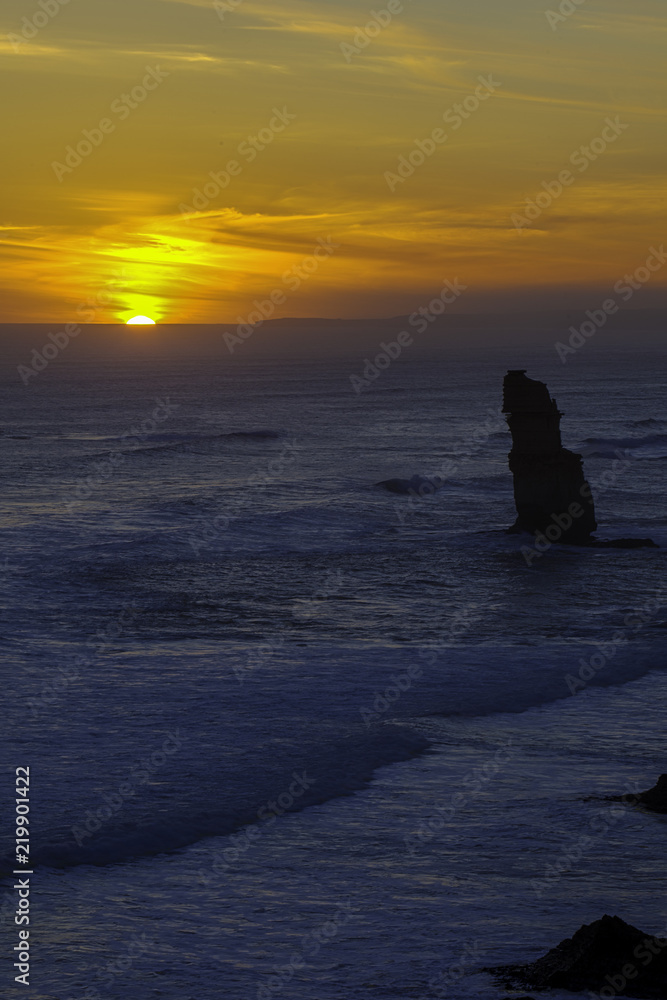 Twelve Apostles Port Campbell National Park, Victoria, Australia, sunset