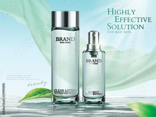 Lotion and essence ads