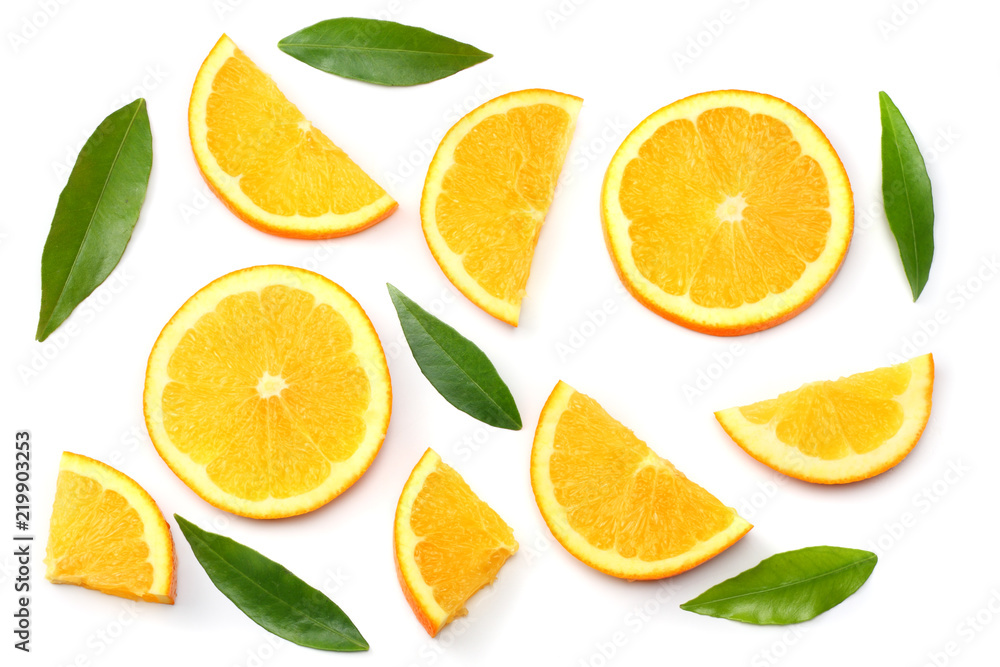 healthy food. sliced lemon isolated on white background top view healthy food. sliced lemon isolated on white background top view