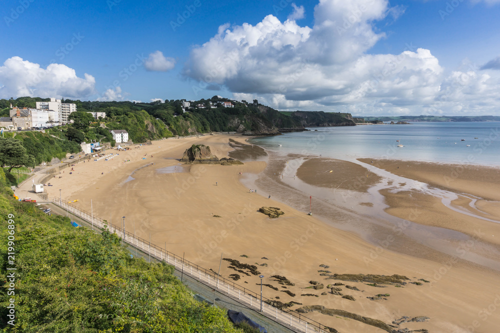 The North Beach at Tenby in South Wales