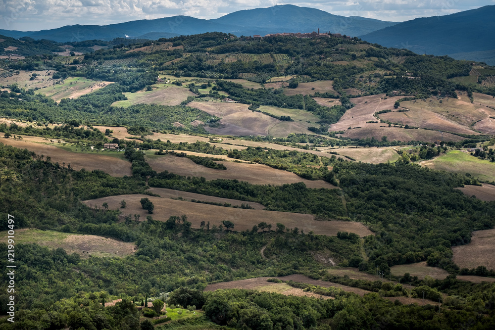 Radicondoli, Grosseto, Tuscany - panoramic view