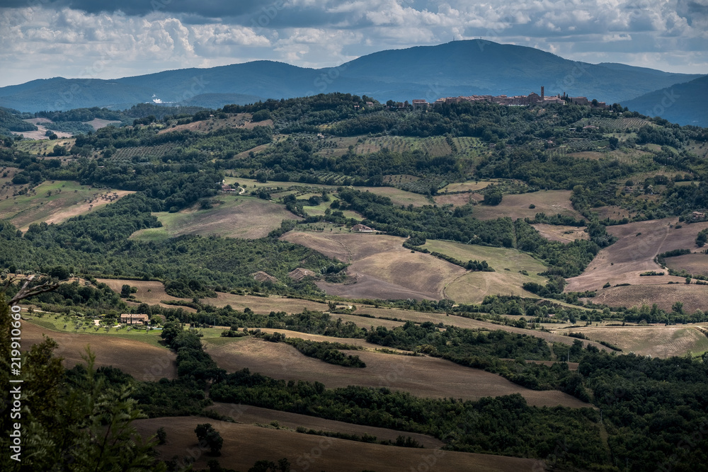 Radicondoli, Grosseto, Tuscany - panoramic view