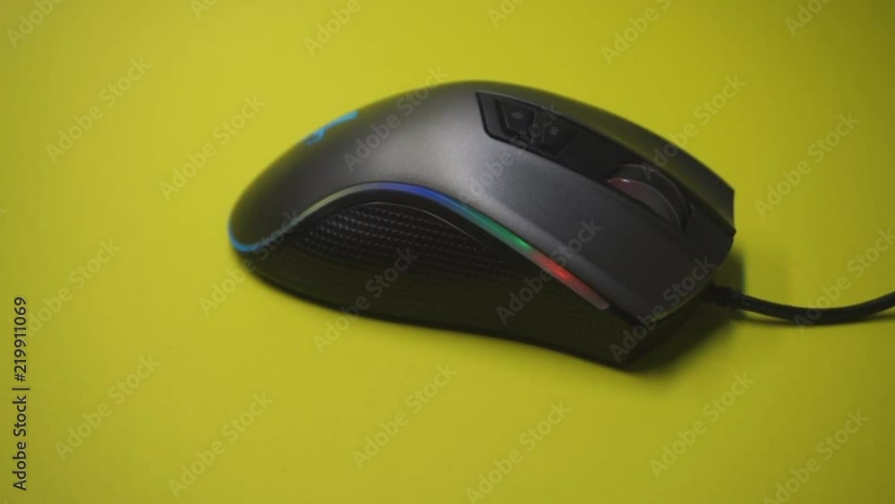Hand on Computer mouse Playing video games - eSports . Hand on Computer mouse Playing video games - eSports .