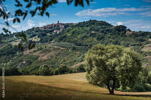 Radicondoli, Grosseto, Tuscany - panoramic view