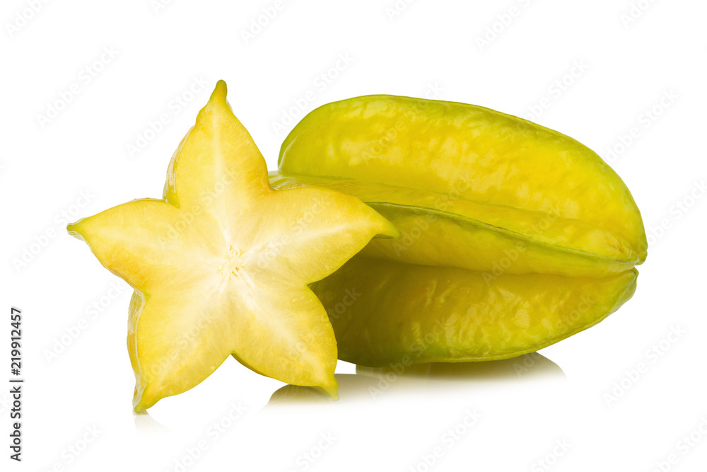 star apple. star fruit isolated on white background star apple. star fruit isolated on white background