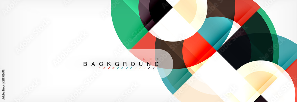Vector circle abstract background Vector circle abstract background