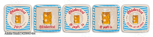 5 Oktoberfest 2018 Bierdeckel