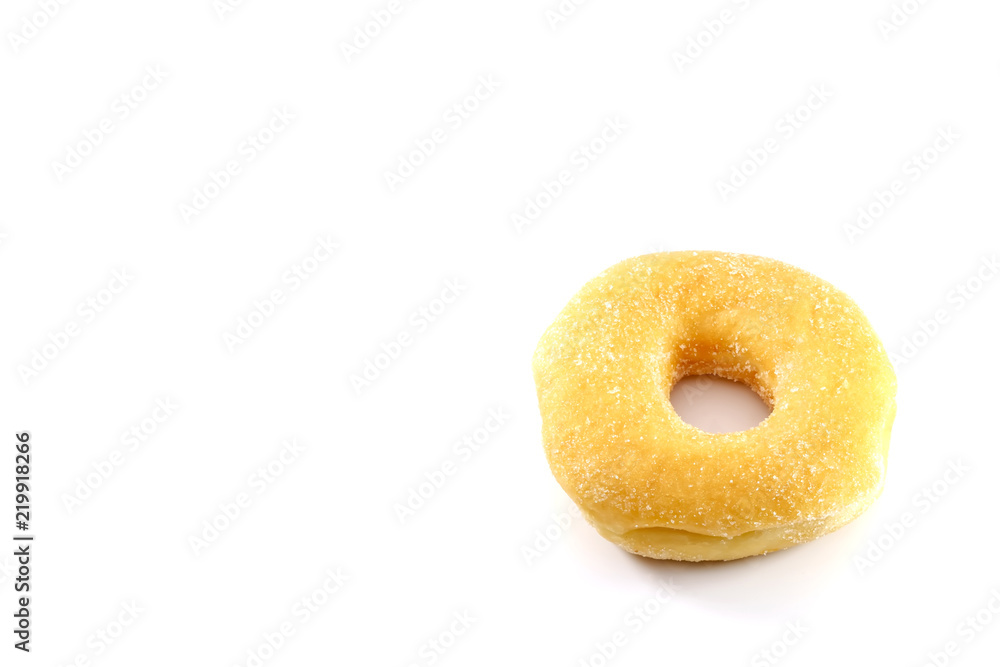 The doughnut isolated on a white background. The doughnut isolated on a white background.