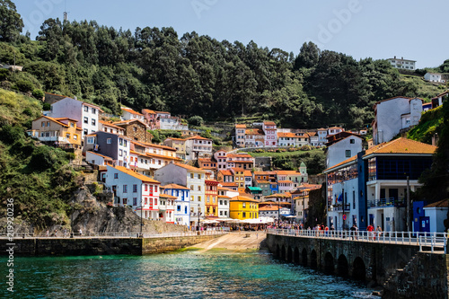 Cudillero, picturesque fishing village, Asturias, Spain photo