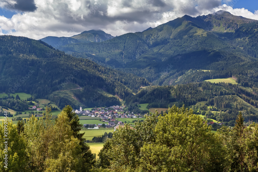 Valley in Styria, Austria