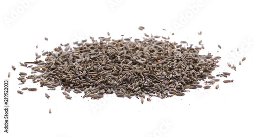 Fototapeta Naklejka Na Ścianę i Meble -  Dry lavender pile isolated on white background