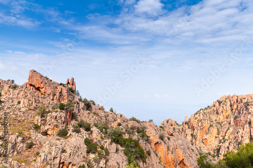 Calanques de Piana. Mountain landscape