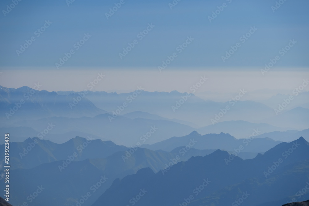Berg-Silhouette am Großglockner 