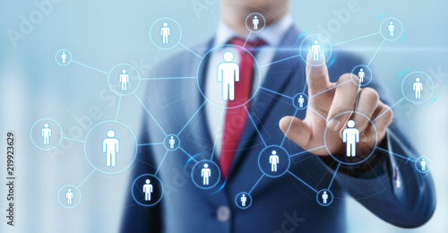 Human Resources HR management Recruitment Employment Headhunting Concept