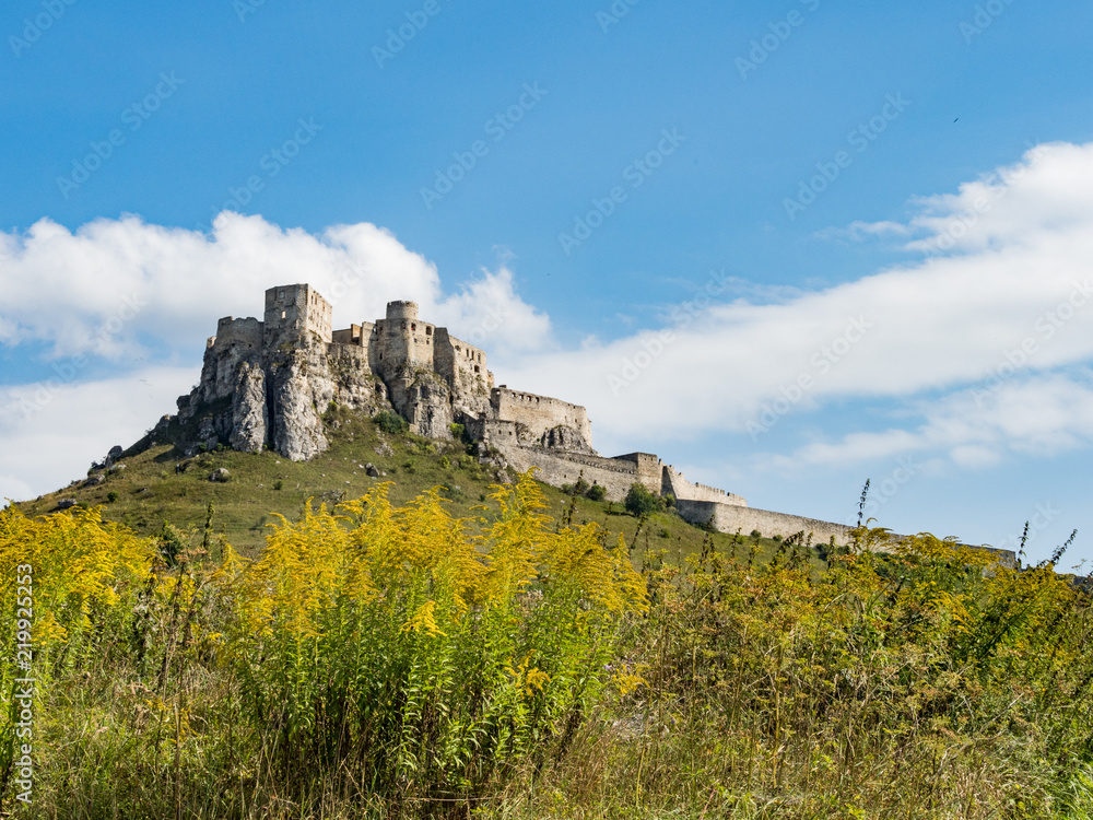 The Spis Castle - Spissky hrad National Cultural Monument (UNESCO) - Spis Castle - One of the largest castle in Central Europe (Slovakia).