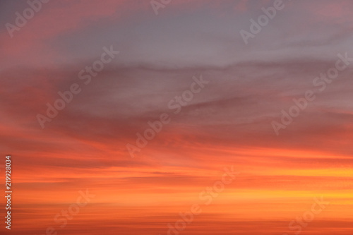 Closeup of Benguela sunset