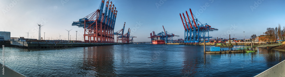 Containerhafen Hamburg - Eurogate - Burchardkai