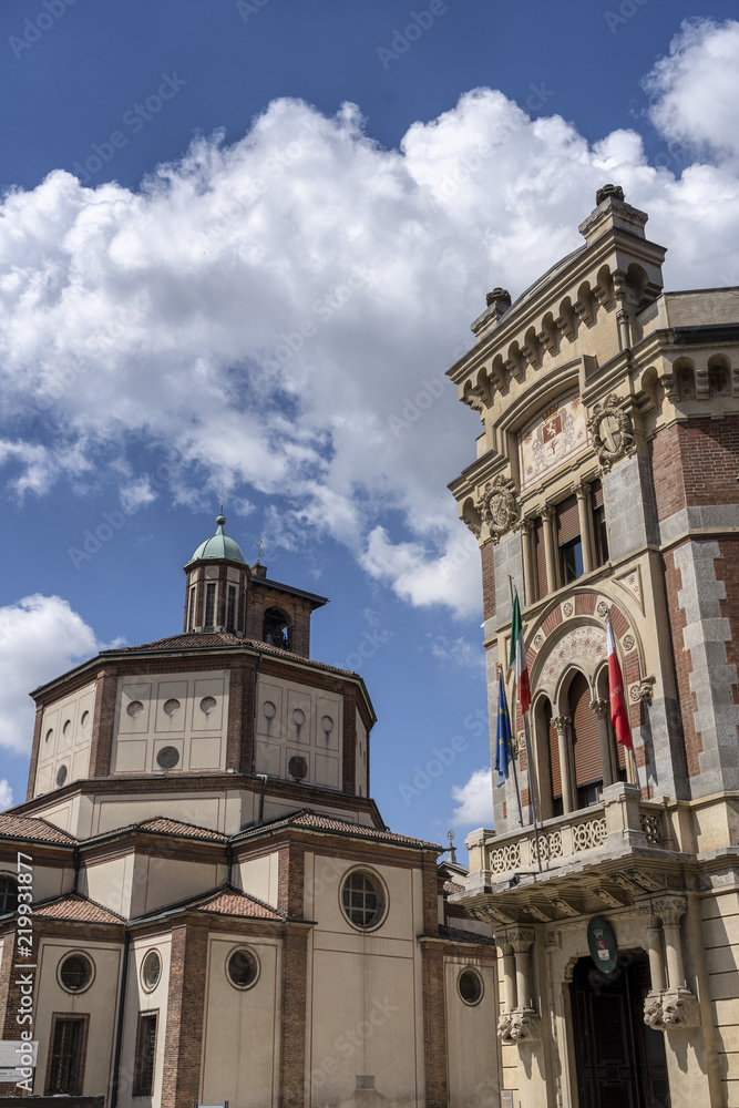 Legnano, Italy: Malinverni Palace and San Magno church