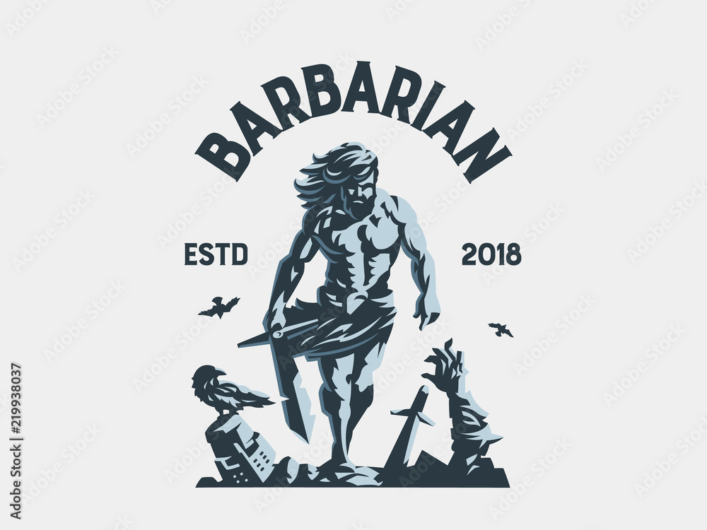 Wild warrior. Barbarian. Wild warrior. Barbarian.