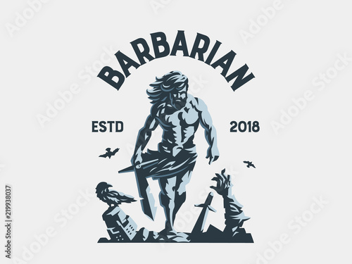 Wild warrior. Barbarian.