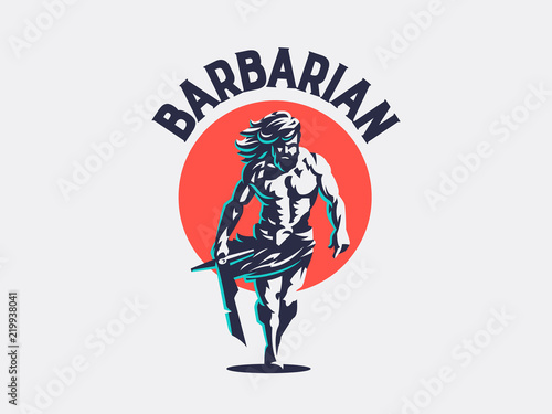 Wild warrior. Barbarian.