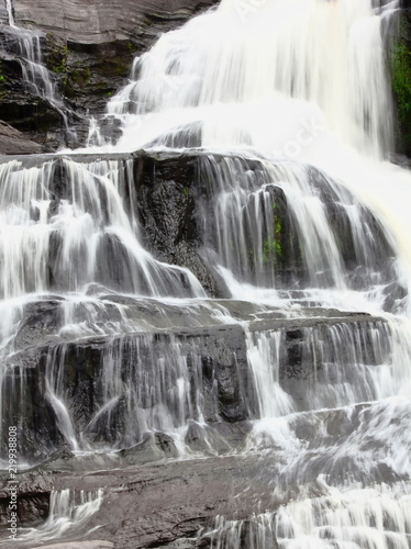  waterfall in the mountains.Chattrakran national park in Phitsanulok Thailand