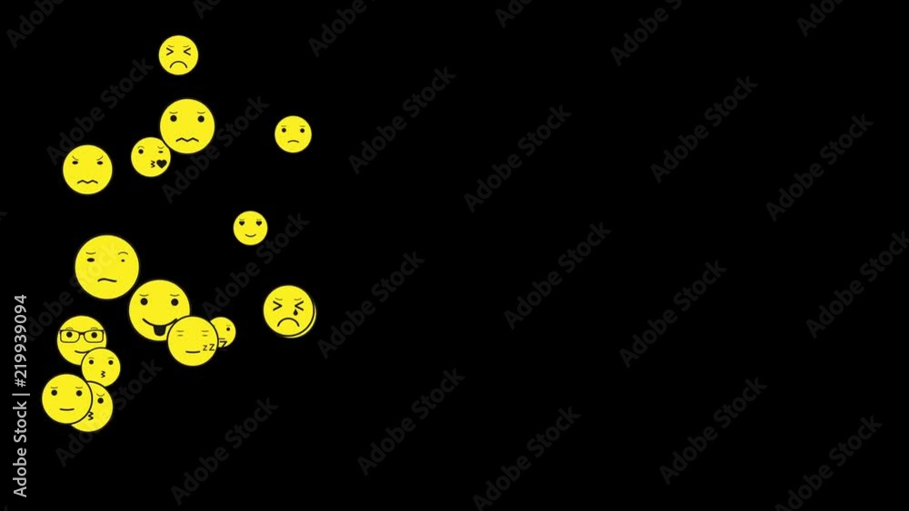 Smiley animation with optional luma matte. Alpha Luma Matte included. 4k video Smiley animation with optional luma matte. Alpha Luma Matte included. 4k video