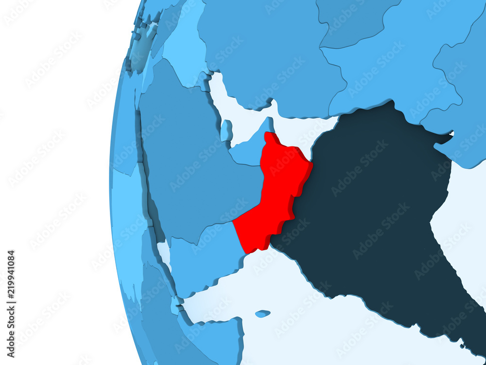 Fototapeta premium Map of Oman