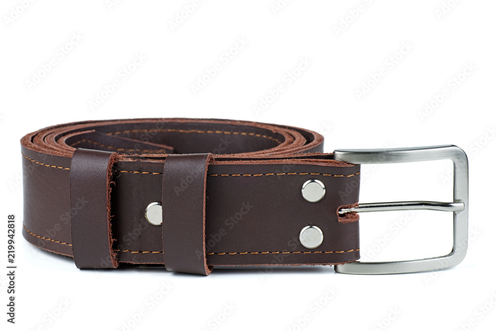 Brown genuine leather men's belt Brown genuine leather men's belt
