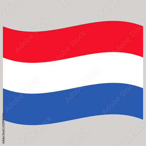 Free Download flag   netherland  on gray background vector illustration flat  - GFXLoad
